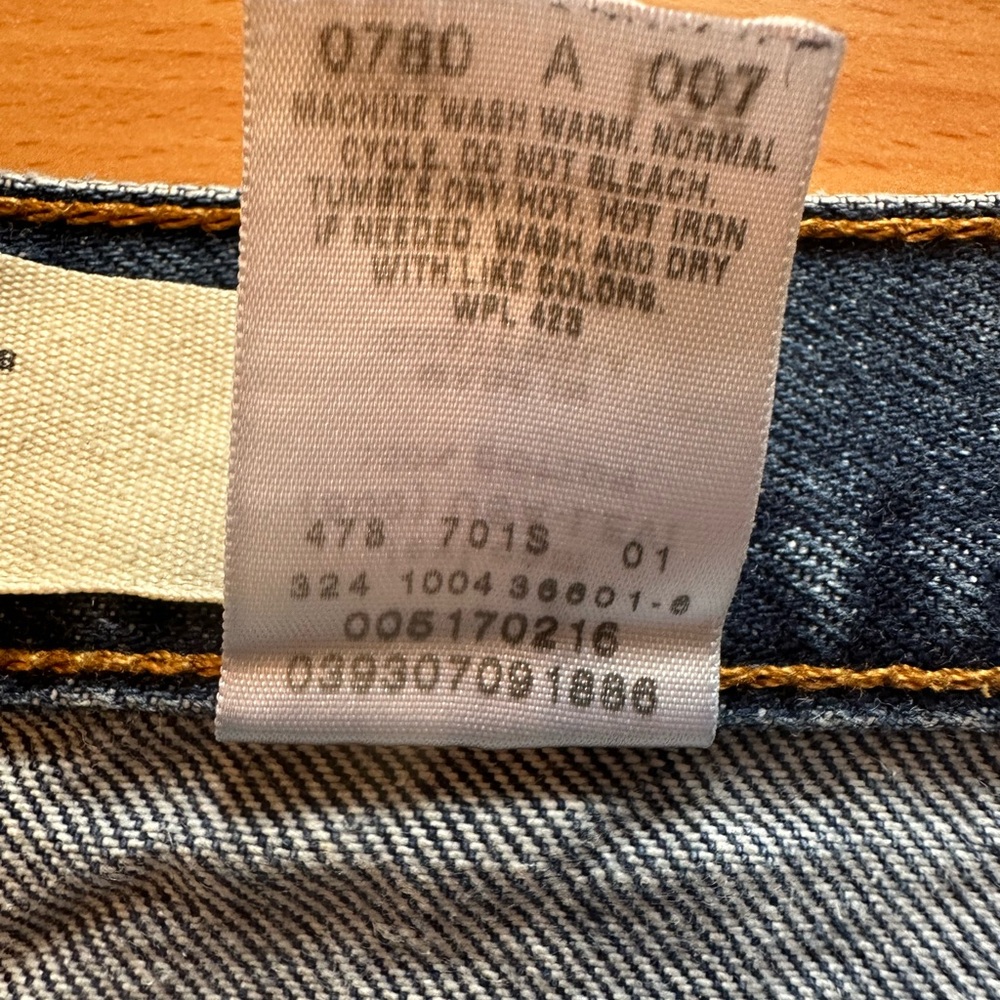 Levi's 517 36x36 Men's Bootcut Jeans - Classic Blue denim Levi Strauss & Co - Picture 9 of 15